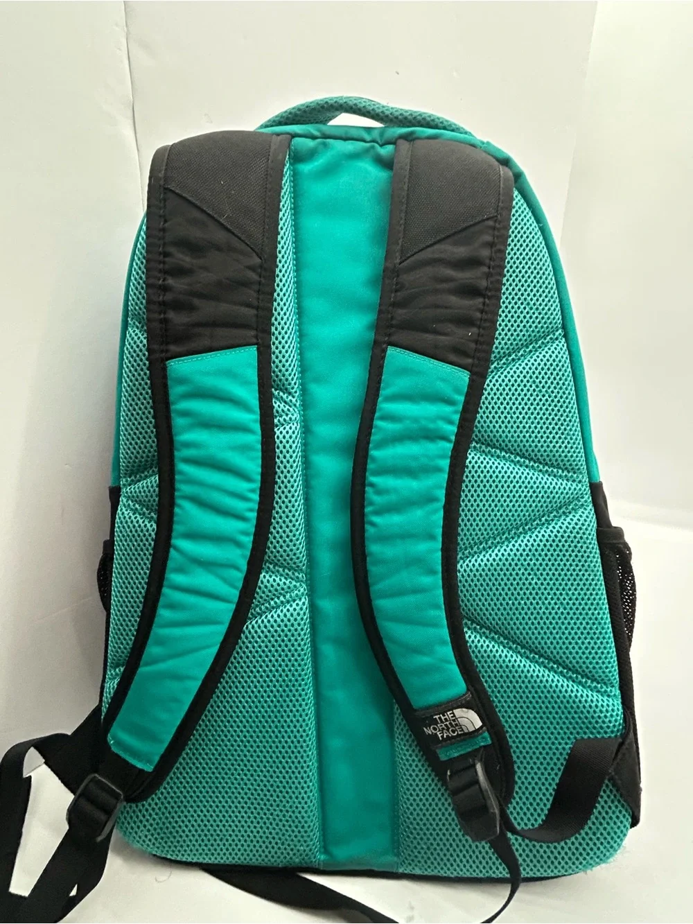 The North Face Teal Backpack with Black Trim